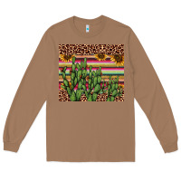 Toasted Coconut cactus serape Long Sleeve Tee - AdoDesignShop