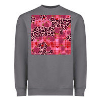 Storm valentines day roses leopard seamless pattern Heavyweight Sweatshirt - JahusDesignShop