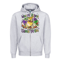 Heather Grey where babies come from Zipper Hoodie - MaliasSmallBusiness