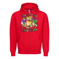 Red where babies come from Zipper Hoodie - MaliasSmallBusiness