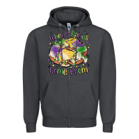 Smoke where babies come from Zipper Hoodie - MaliasSmallBusiness