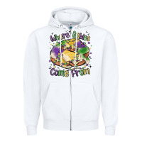 White where babies come from Zipper Hoodie - MaliasSmallBusiness