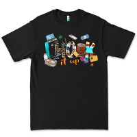 Black i hook it up sewing Premium Tee - Zillion Design Studio