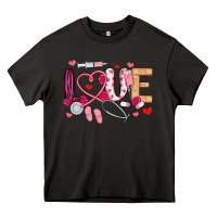 Asphalt love nurse valentines day Heavy Core Tee - MaliasSmallBusiness