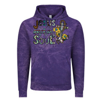 Cloud Purple jesus is the anchor of my soul Vintage Hoodie - SublimationCraftShop