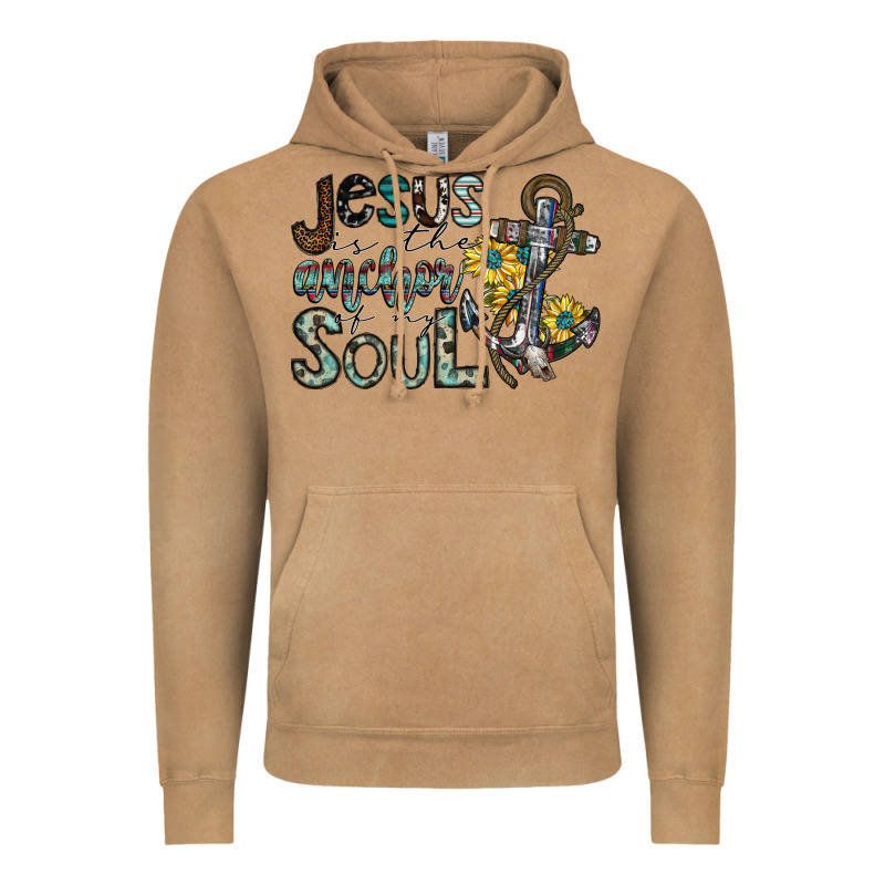 Jesus Is The Anchor Of My Soul Vintage Hoodie by SublimationCraftShop | Teevron