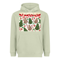 Matcha christmas tree cakes Heavyweight Hoodie - MaliasSmallBusiness