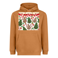 Meerkat christmas tree cakes Heavyweight Hoodie - MaliasSmallBusiness