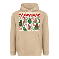 Mushroom christmas tree cakes Heavyweight Hoodie - MaliasSmallBusiness