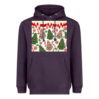 Plum christmas tree cakes Heavyweight Hoodie - MaliasSmallBusiness