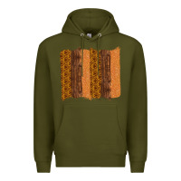 Army Green Western Wood Glitter Vintage Pattern Premium Hoodie - Bettercallsaul