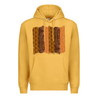Mustard Western Wood Glitter Vintage Pattern Premium Hoodie - Bettercallsaul