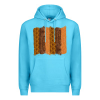 Ocean Blue Western Wood Glitter Vintage Pattern Premium Hoodie - Bettercallsaul