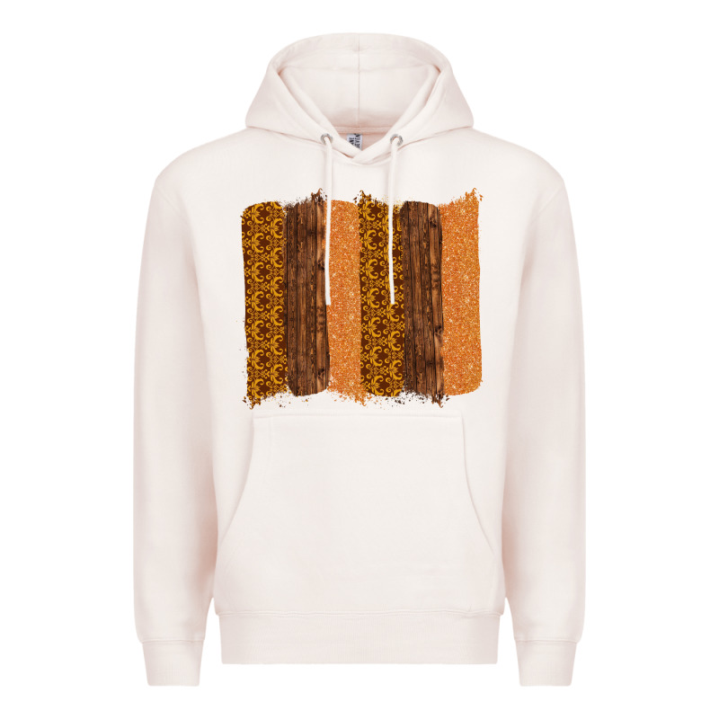 Western Wood Glitter Vintage Pattern Premium Hoodie by Bettercallsaul | Teevron