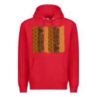 Red Western Wood Glitter Vintage Pattern Premium Hoodie - Bettercallsaul