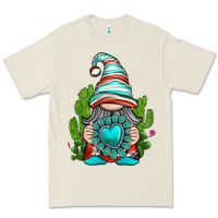 Bone western gnome with turquoise gemstone Premium Tee - texasbilliewilder