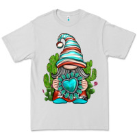 Dove Grey western gnome with turquoise gemstone Premium Tee - texasbilliewilder