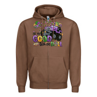 Chestnut let the good times roll Zipper Hoodie - MaliasSmallBusiness