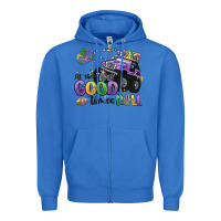 True Royal let the good times roll Zipper Hoodie - MaliasSmallBusiness
