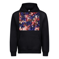 Foreset Green American flag sparkly  tumbler Urban Hoodie - HowdyJamesFarm