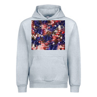 Heather Grey American flag sparkly  tumbler Urban Hoodie - HowdyJamesFarm