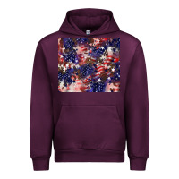 Mauve Wine American flag sparkly  tumbler Urban Hoodie - HowdyJamesFarm