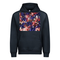 Navy American flag sparkly  tumbler Urban Hoodie - HowdyJamesFarm
