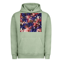 Pigment Oil Green American flag sparkly  tumbler Urban Hoodie - HowdyJamesFarm