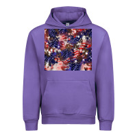 Tulip American flag sparkly  tumbler Urban Hoodie - HowdyJamesFarm