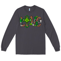 Smoke Western St. Patrick's Day Love Cross Long Sleeve Tee - Artiststas