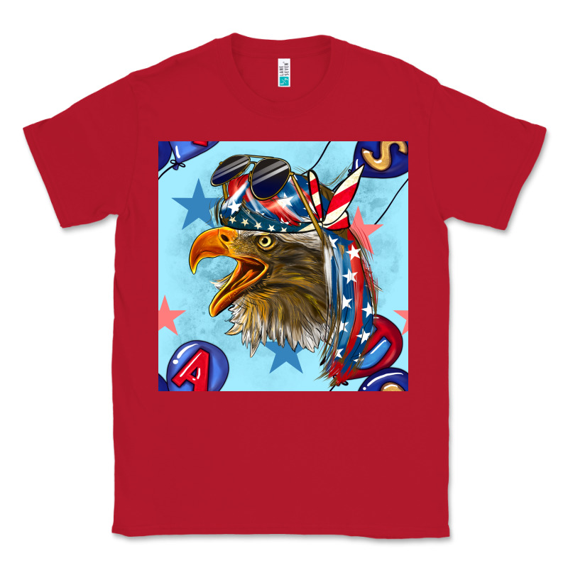 Mullet Eagle With Balloon Seamless Pattern Classic Tee by BundleAndBundleShop | Teevron