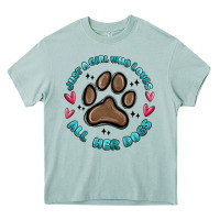 Arona just a girl who loves all her dogs Heavy Core Tee - MaliasSmallBusiness