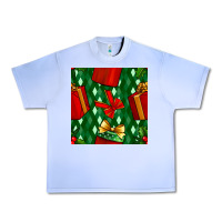Grape Ice christmas surprise gift box seamless pattern Urban Heavy Tee - BundleAndBundleShop