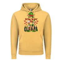 Vintage Mustard im the wine lover elf Vintage Hoodie - FaDigitalArtStudio