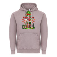 Vintage Zinc im the wine lover elf Vintage Hoodie - FaDigitalArtStudio