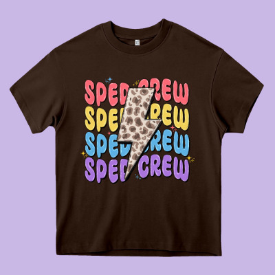 Sped Crew Heavy Core Tee Designed By Maliassmallbusiness