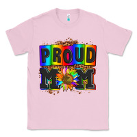 Bubblegum Pink proud mom with sunflower Classic Tee - AdoDesignShop