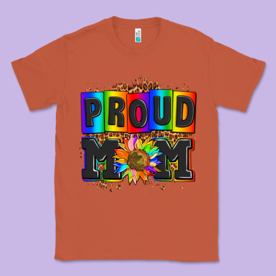 Proud Mom With Sunflower Classic Tee Designed By Adodesignshop