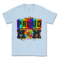 Dusty Blue proud mom with sunflower Classic Tee - AdoDesignShop
