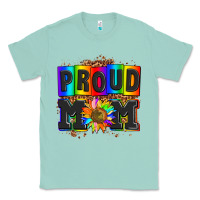 Seafoam proud mom with sunflower Classic Tee - AdoDesignShop