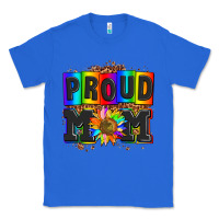 True Royal proud mom with sunflower Classic Tee - AdoDesignShop