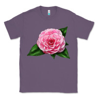Lavender Camellia Flower Classic Tee - LillyAllenDesigns
