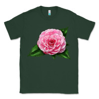 Sports Green Camellia Flower Classic Tee - LillyAllenDesigns