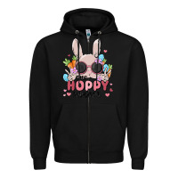 Black one hoppy mama Zipper Hoodie - MaliasSmallBusiness
