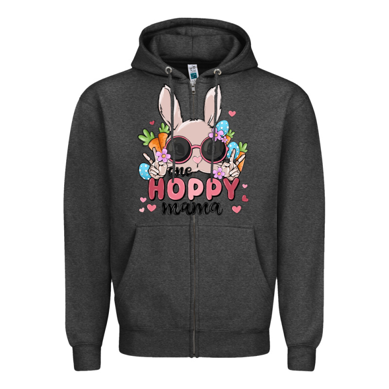 One Hoppy Mama Zipper Hoodie by MaliasSmallBusiness | Teevron