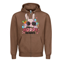Chestnut one hoppy mama Zipper Hoodie - MaliasSmallBusiness