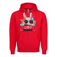Red one hoppy mama Zipper Hoodie - MaliasSmallBusiness