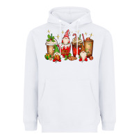White Christmas gnomes coffee cups Heavyweight Hoodie - MaliasSmallBusiness