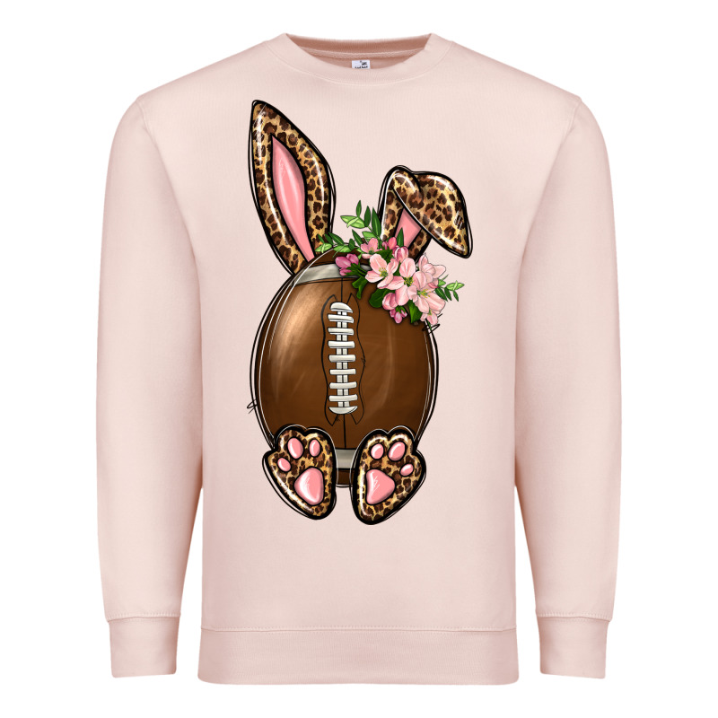 American Football Easter Bunny Premium Sweatshirt by BundleAndBundleShop | Teevron