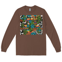 Chestnut cactus gemstone Long Sleeve Tee - AdoDesignShop